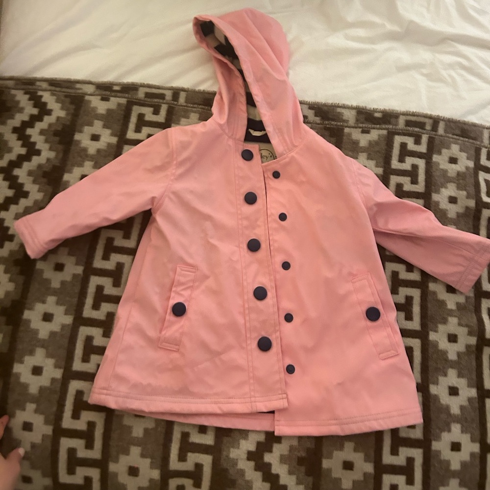 Hatley Girls Raincoat Pink 2T
